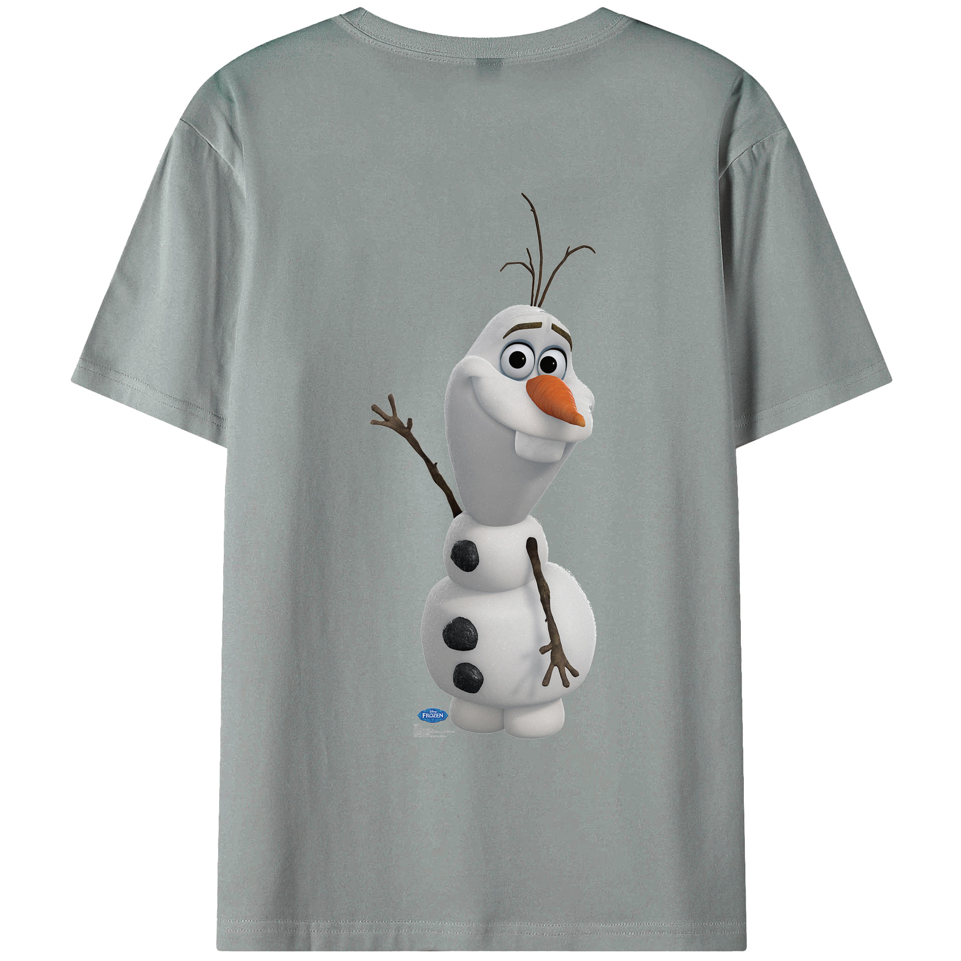 （画像用） アナと雪の女王 アンナ エルサ Frozen Anna Elsa 綿100％ メンズ半袖Tシャツ（バックプリント） 通気性